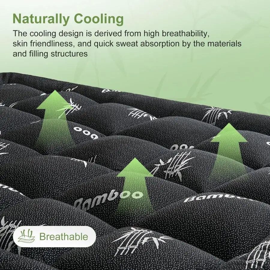 Bamboo Cloud Pillow-Top Comfort Pad